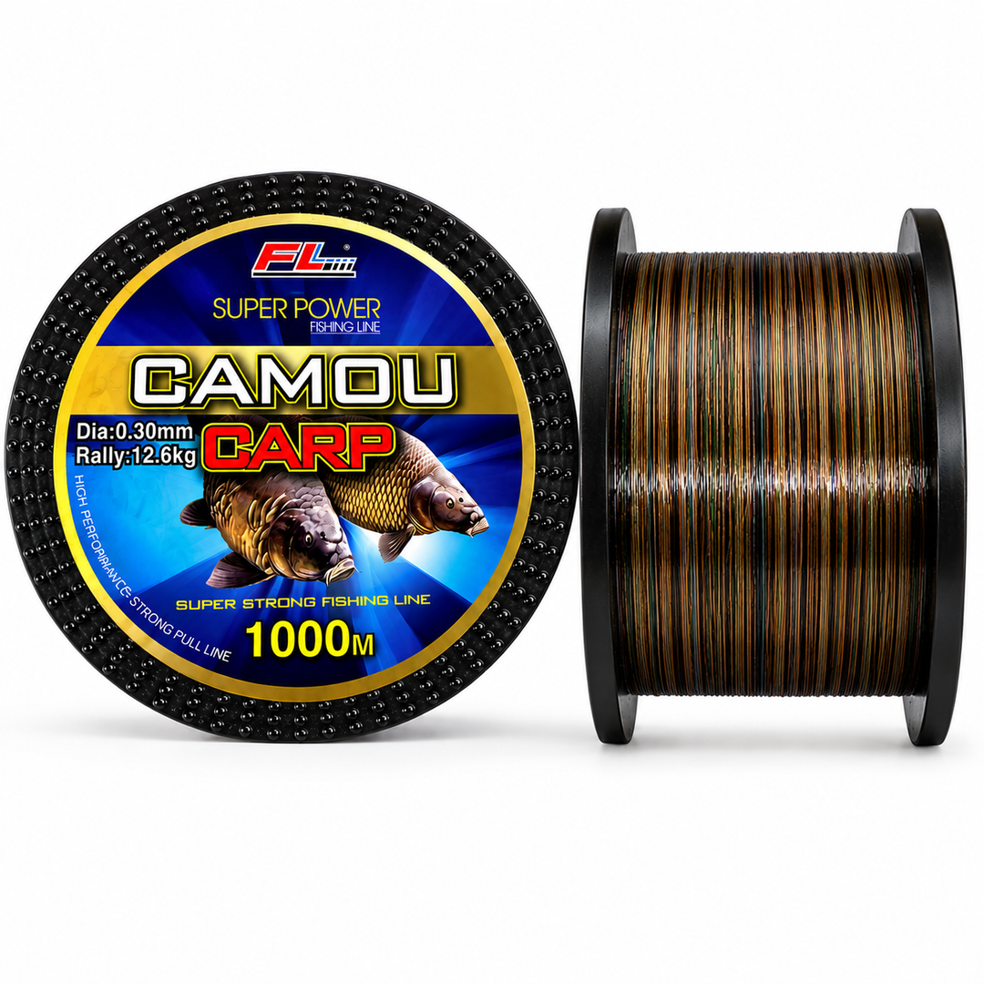 Fir Monofilament FL Camou Carp 0.30mm – 12.6kg – 1000m