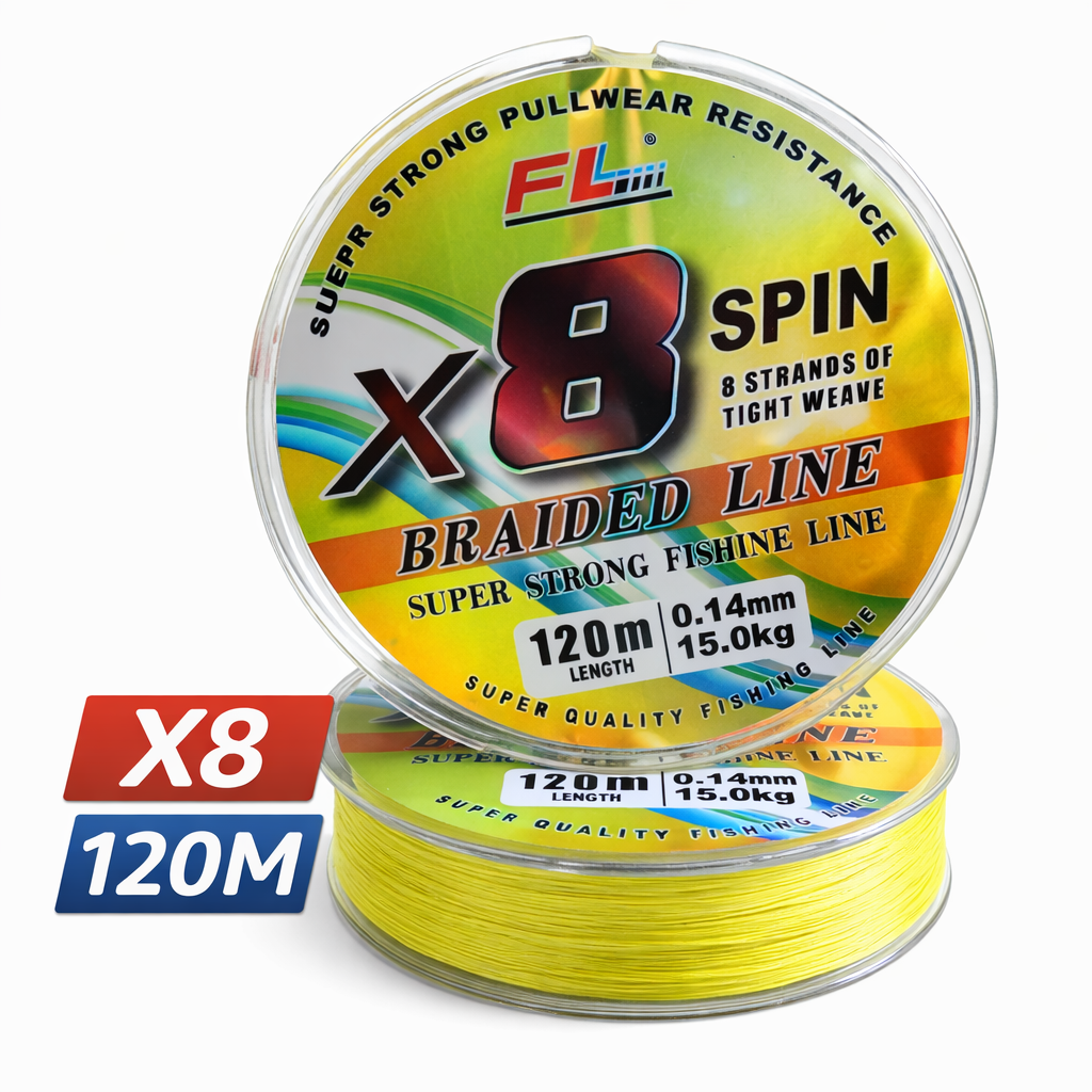 Fir Textil Spinning Fl X8 SPIN 120m 0.14mm 15kg