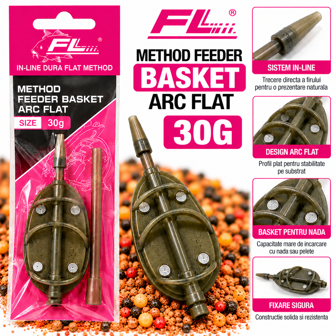 Momitor Method Feeder FL Basket Arc Flat – 30g