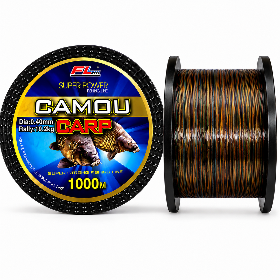 Fir Monofilament FL Camou Carp 0.40mm – 19.2kg – 1000m