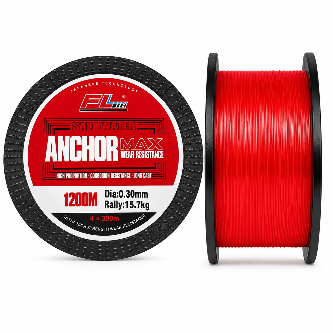 Fir Monofilament FL Anchor Max Rosu 0.30mm – 15.7kg – 1200m