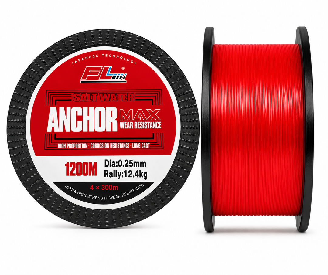 Fir Monofilament FL Anchor Max Rosu 0.25mm – 12.4kg – 1200m