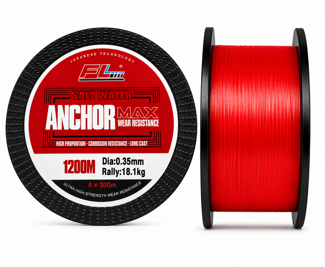 Fir Monofilament FL Anchor Max Rosu 0.35mm – 18.1kg – 1200m