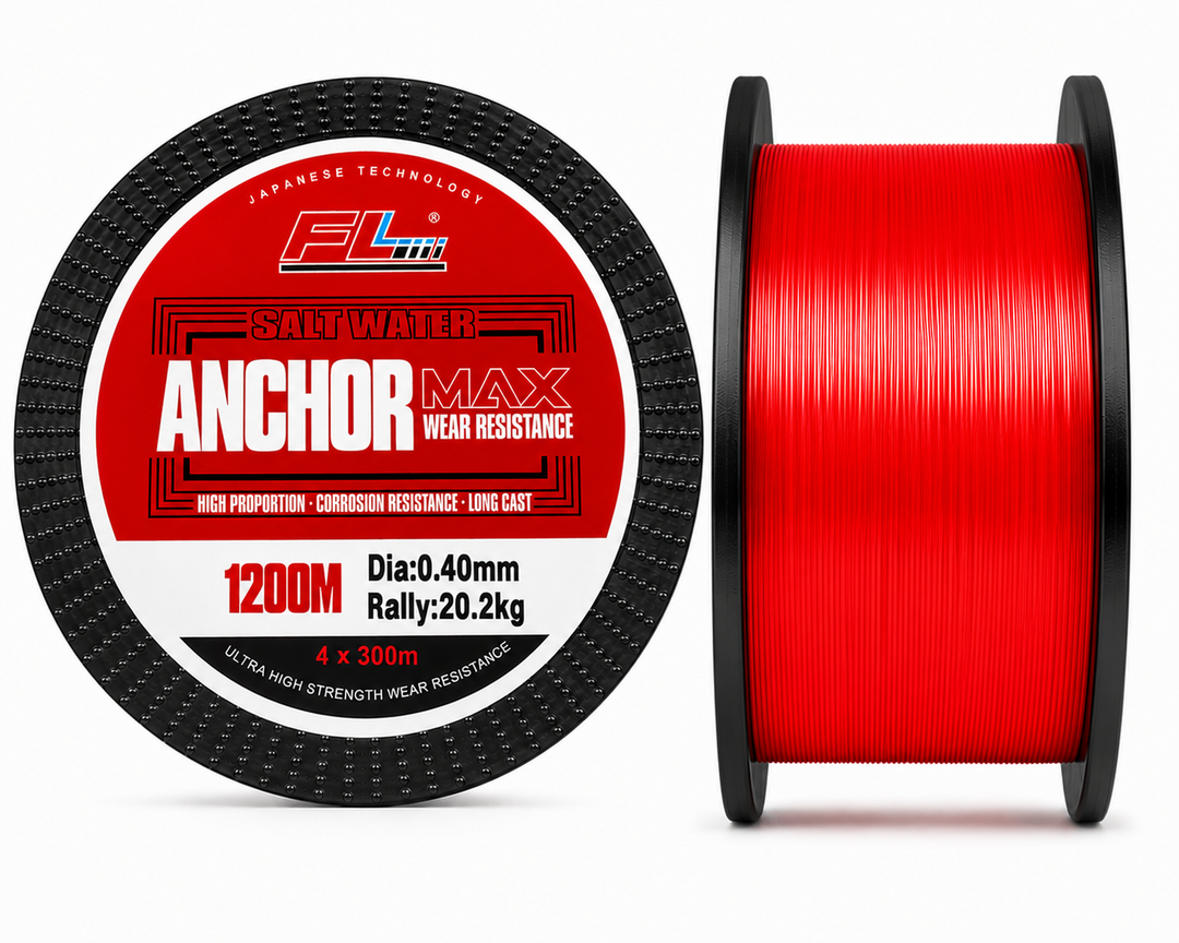Fir Monofilament FL Anchor Max Rosu 0.40mm – 20.2kg – 1200m