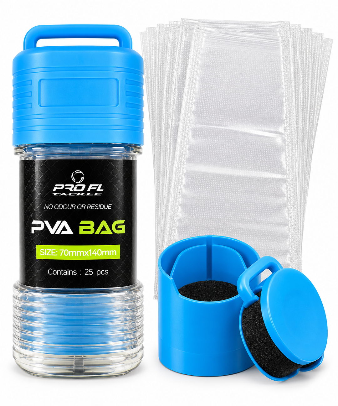 Set PVA Bag PRO FL 70x140mm + Incarcator – 25 buc