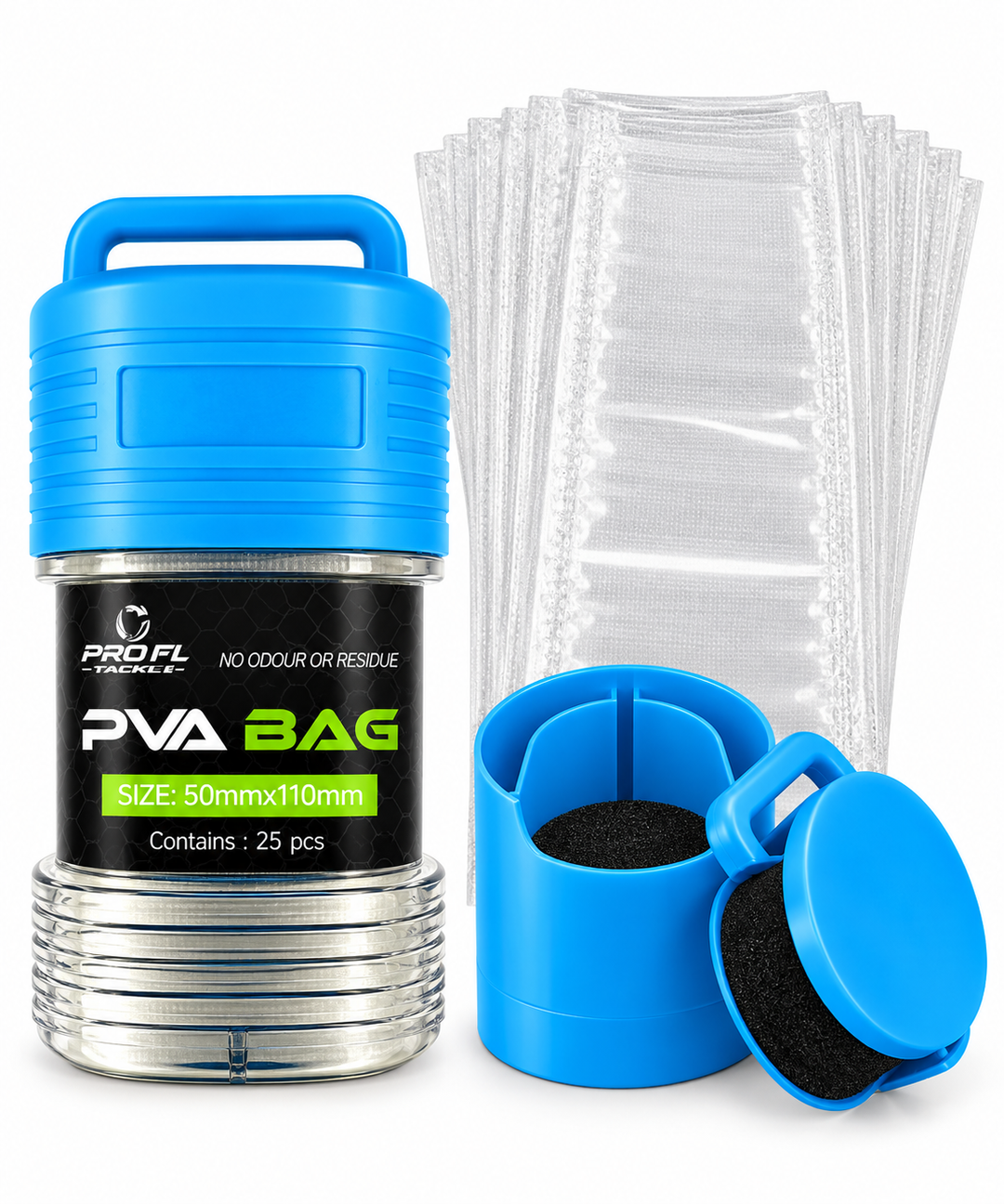 Set PVA Bag PRO FL 50x110mm + Incarcator – 25 buc