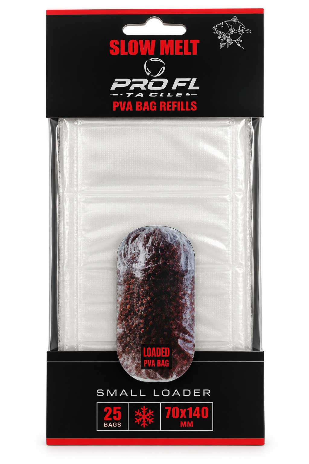 Pungi PVA PRO FL Slow Melt 70x140mm – 25 buc