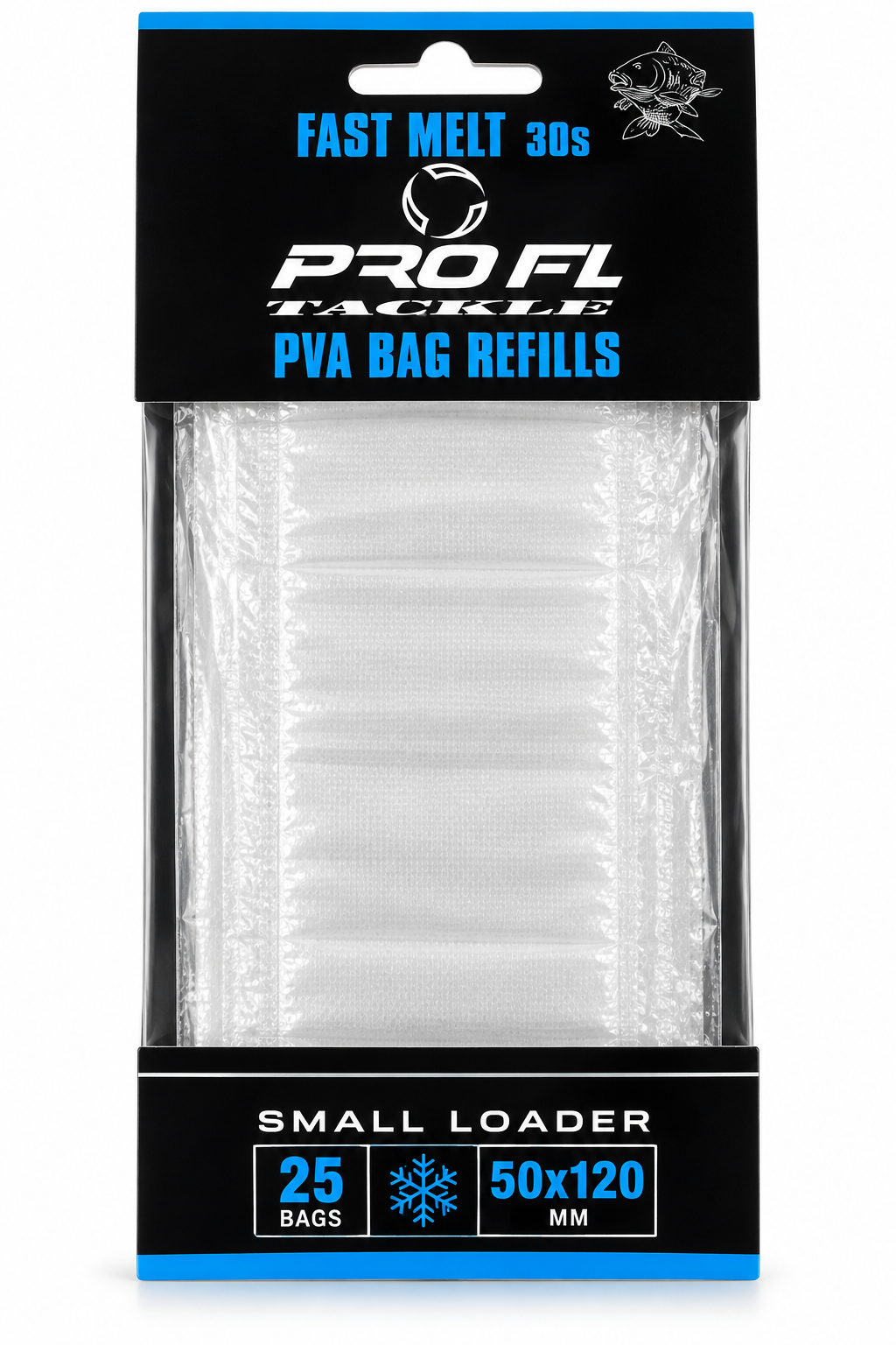 Pungi PVA PRO FL Fast Melt 30s 50x120mm – 25 buc