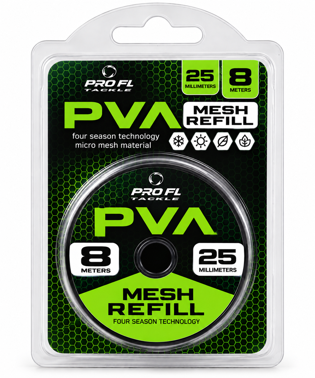 Sac Solubil PVA PRO FL Mesh Refill 8m 25mm