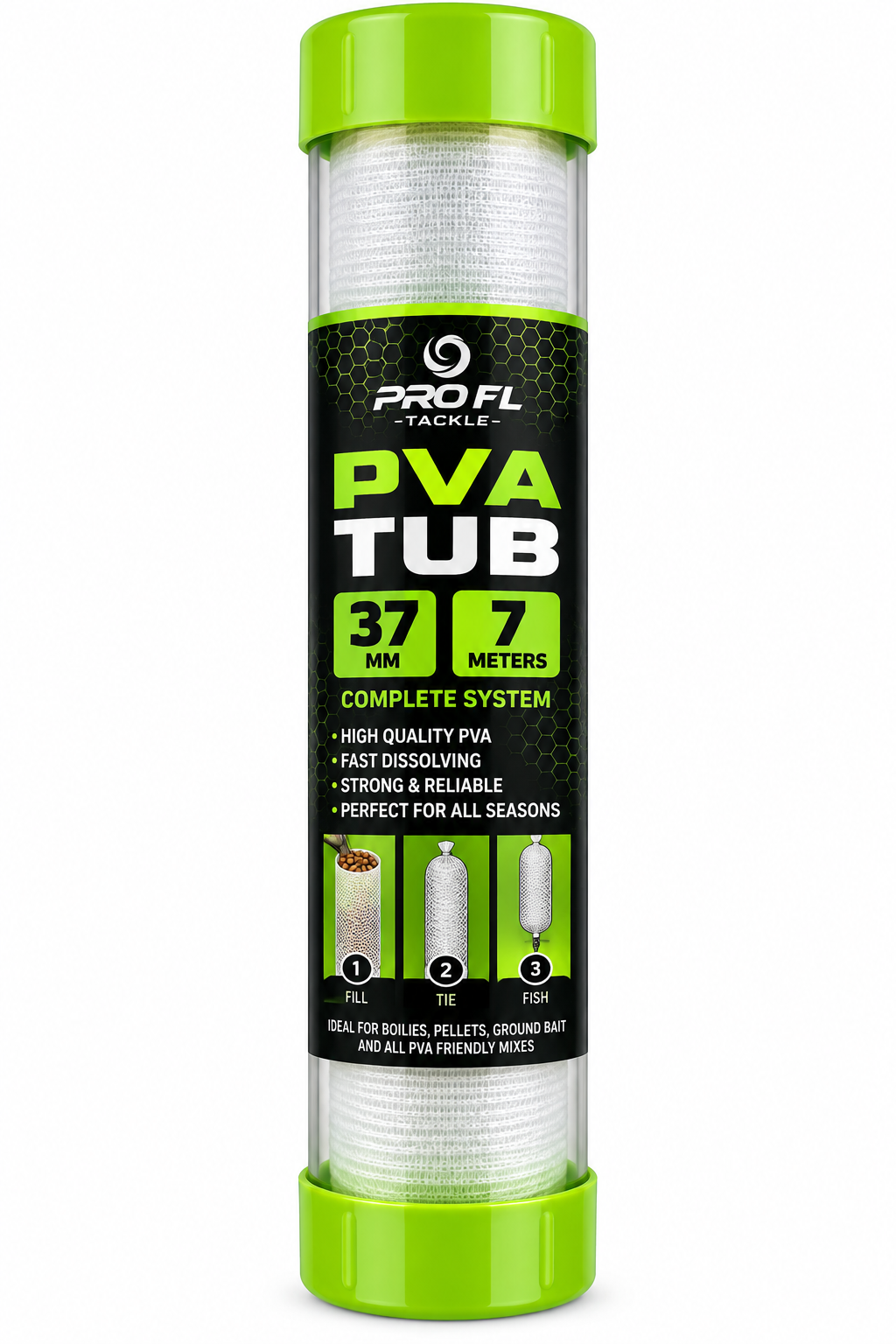 Sac Solubil PVA PRO FL TUB 37mm 7m