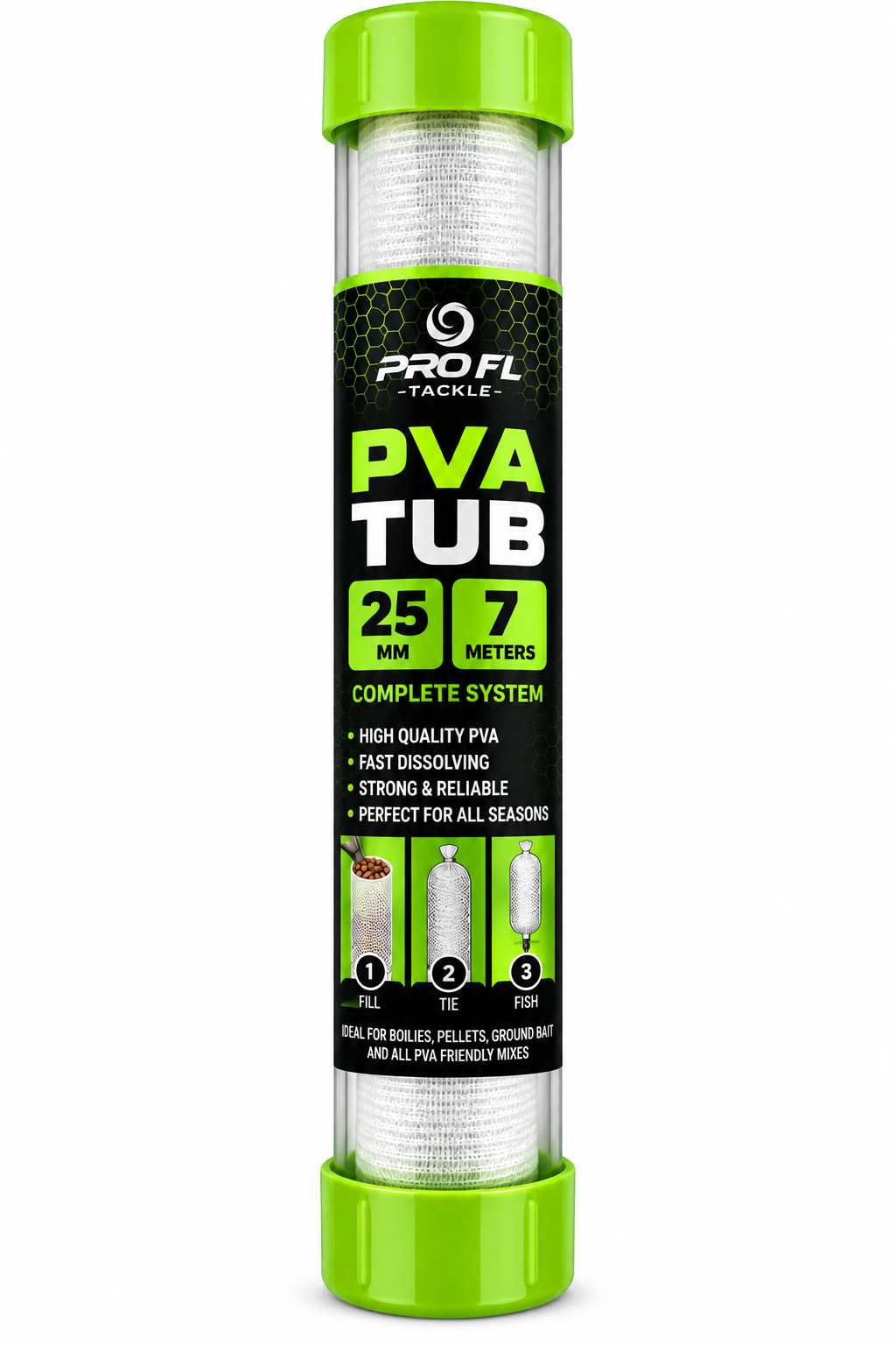 Sac Solubil PVA PRO FL TUB 25mm 7m