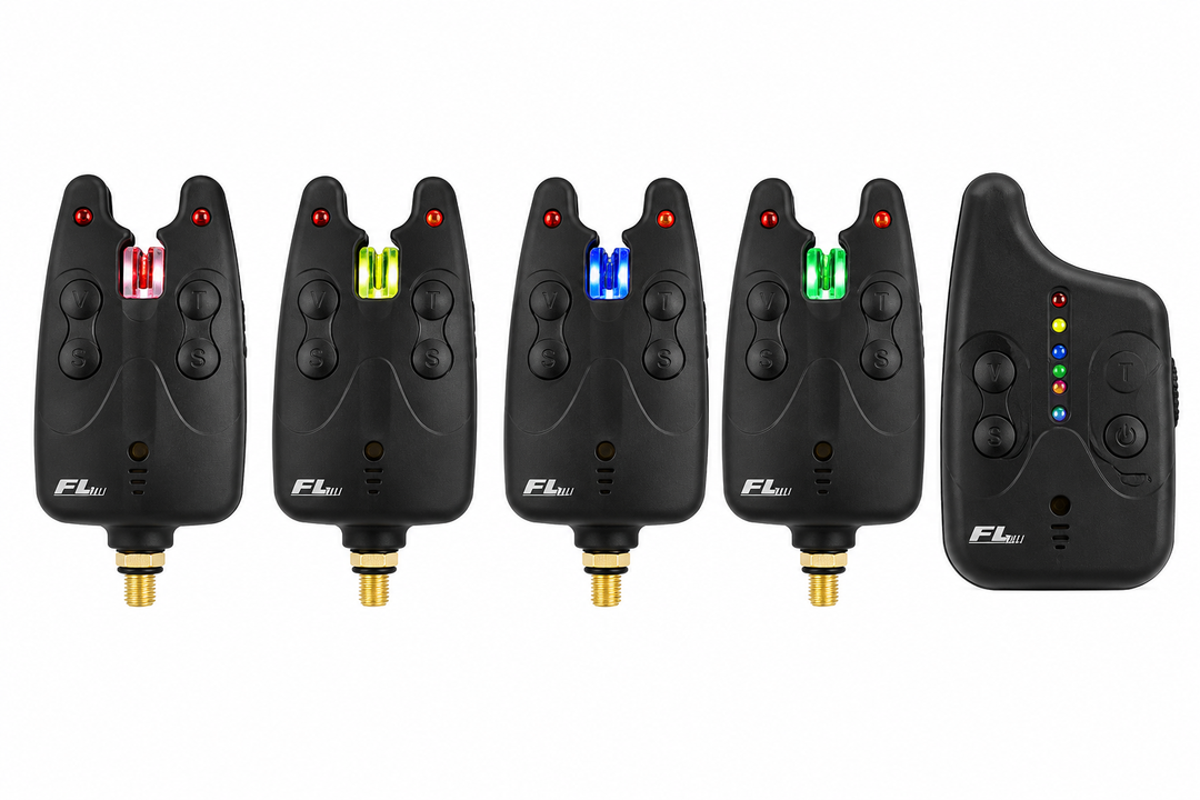 Set 4 Avertizori FL + Statie JY-10 – Senzori wireless pentru pescuit