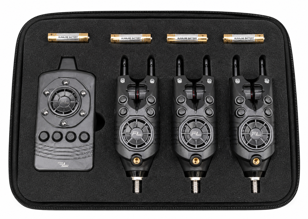 Set 3 Senzori FL + Statie JY-90 – Avertizori wireless pentru pescuit