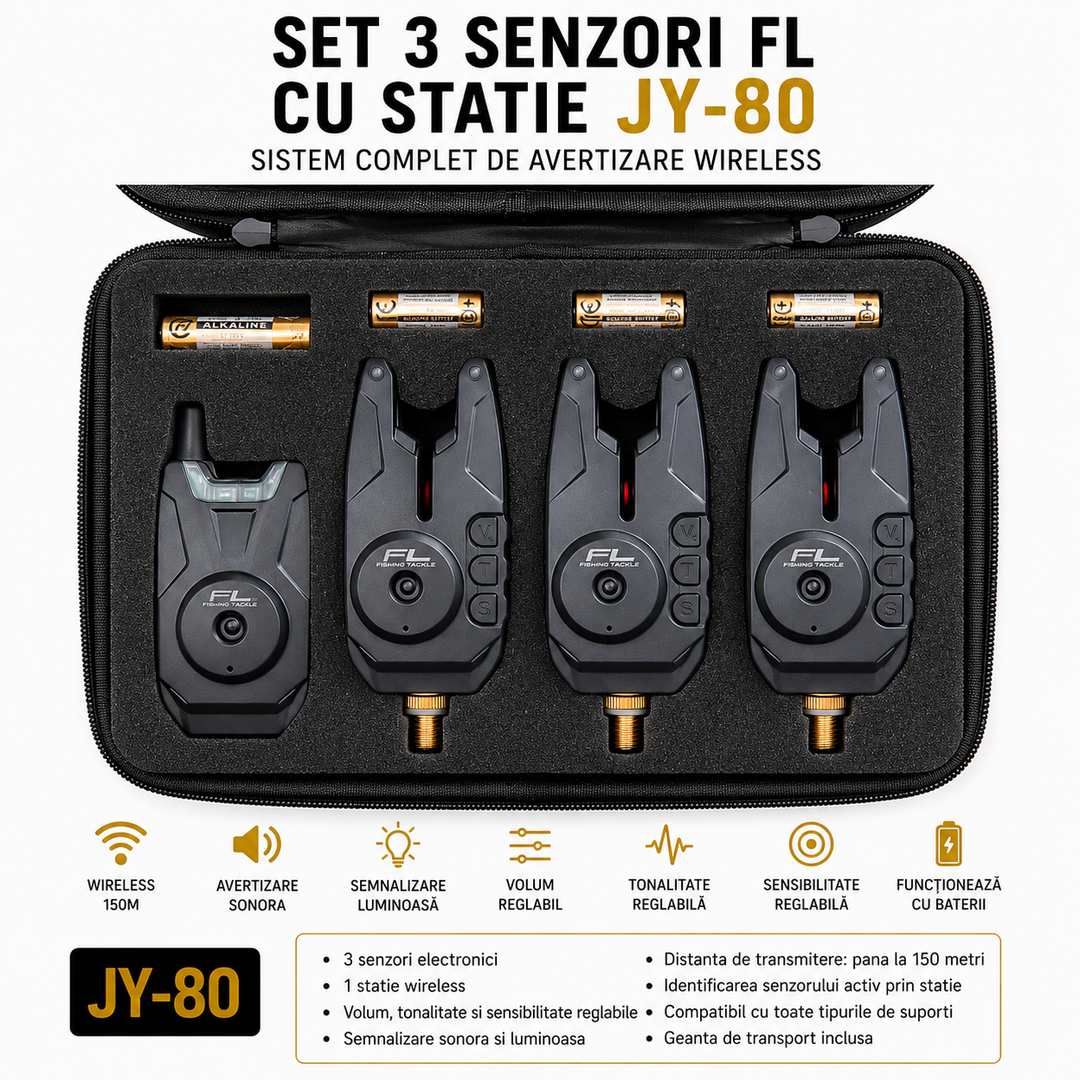Set 3 Senzori FL cu Statie JY-80
