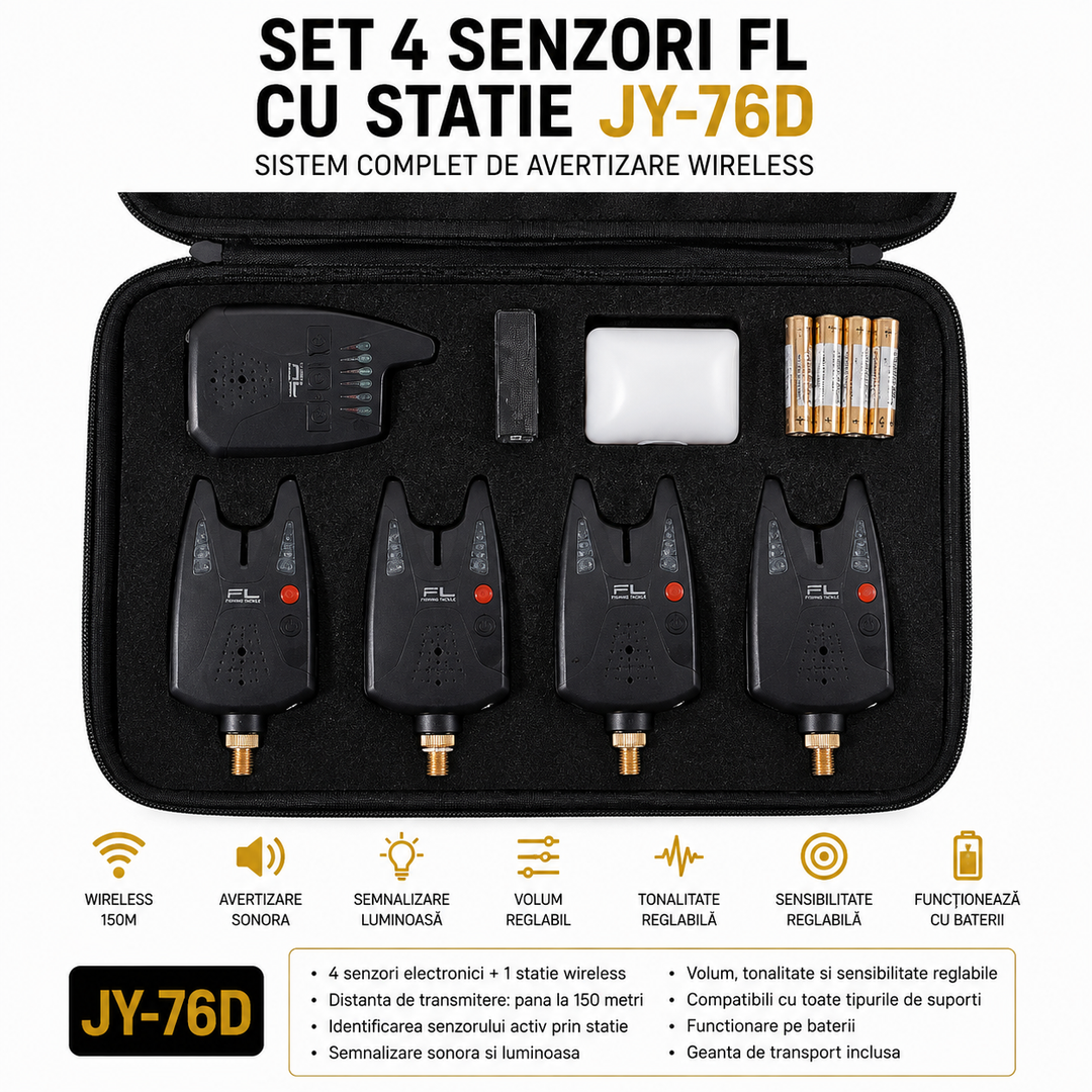 Set 4 Senzori FL cu Statie JY-76D