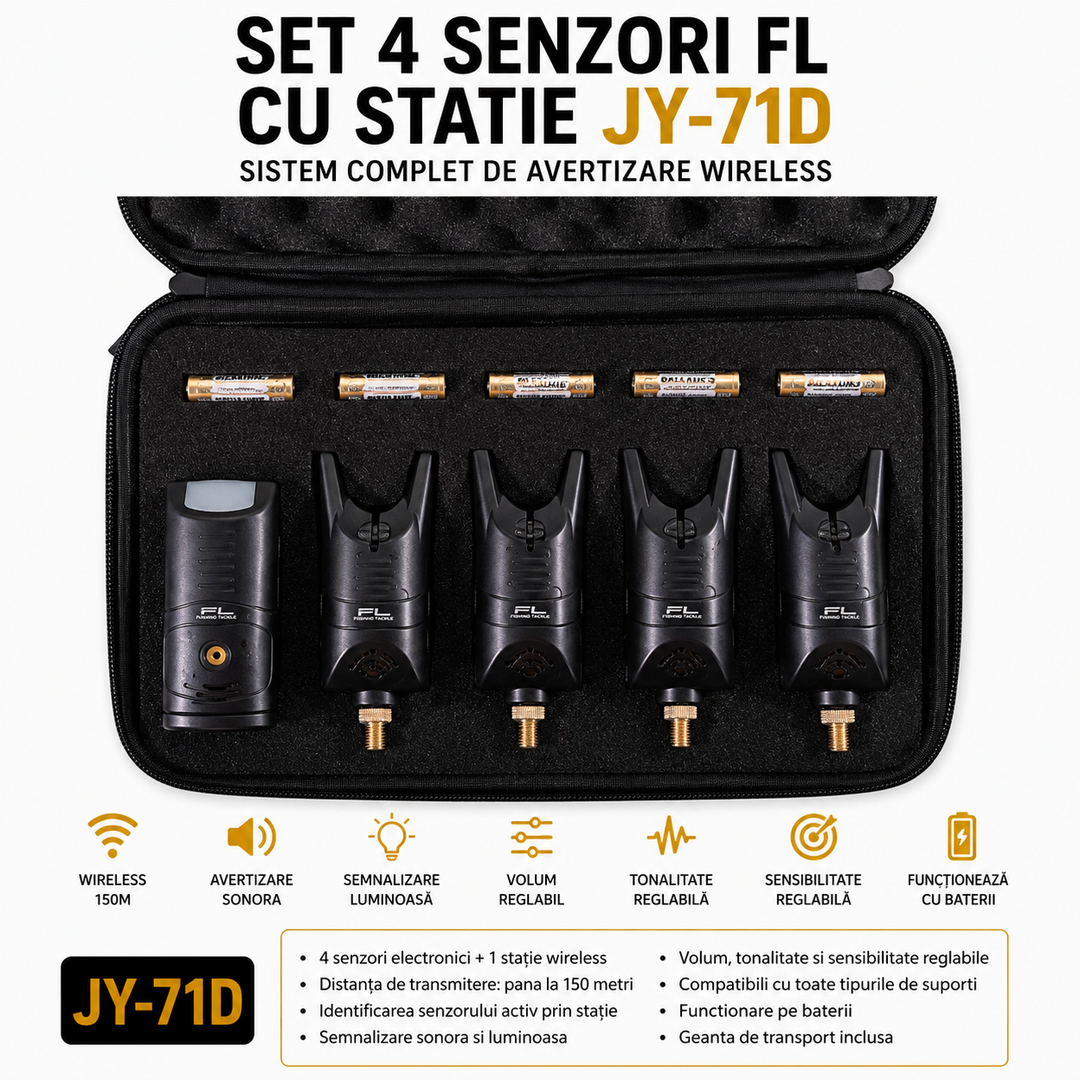 Set 4 Senzori FL cu Statie JY-71D