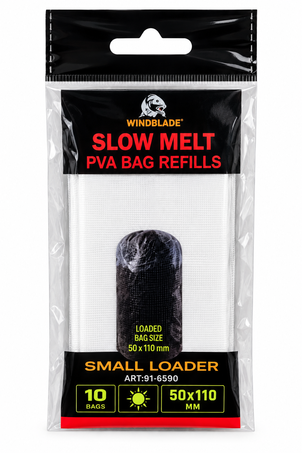 Pungi PVA Slow Melt Windblade 50x110mm – 10 bucati