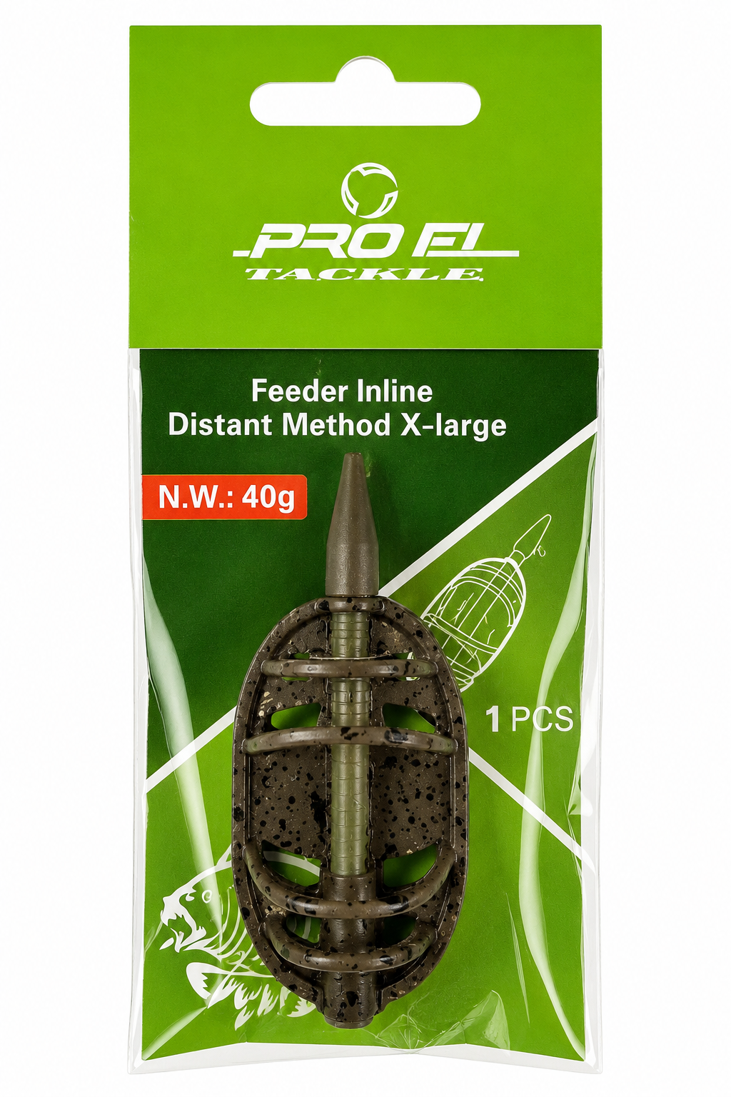 Method Feeder FL Inline Dura Flat Method X-Large 40g