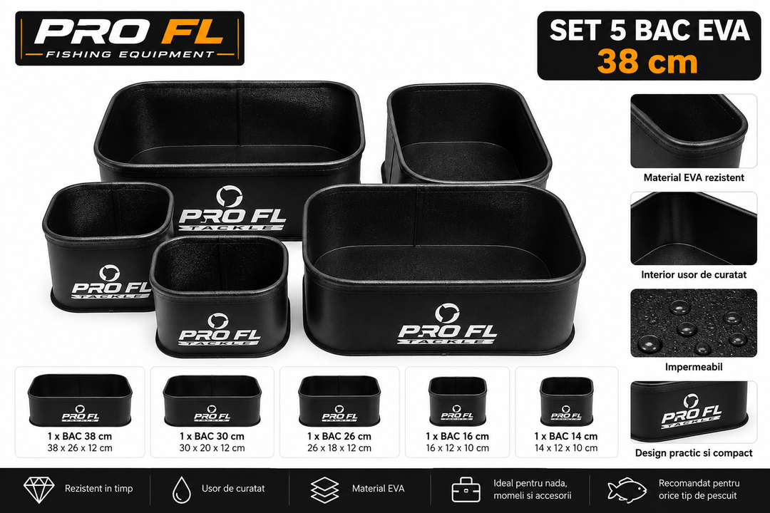 Set 5 Bacuri EVA PRO FL 38cm