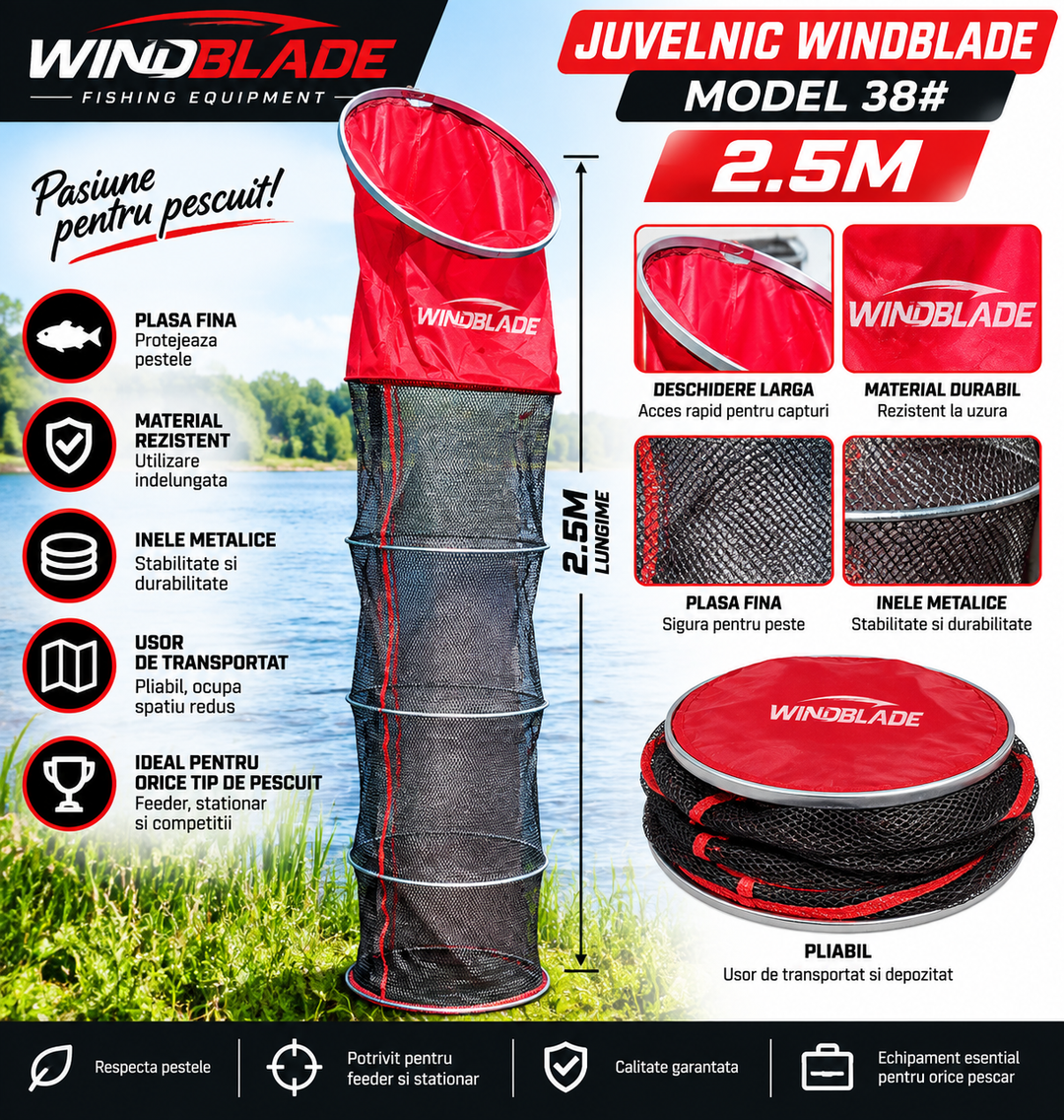 Juvelnic Rosu Windblade Model 38# – 2.5M