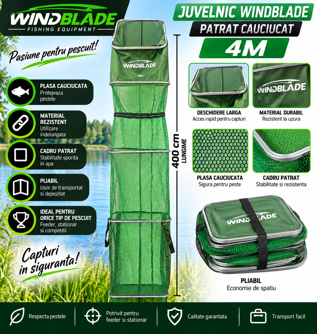 Juvelnic Windblade Patrat Cauciucat 4M