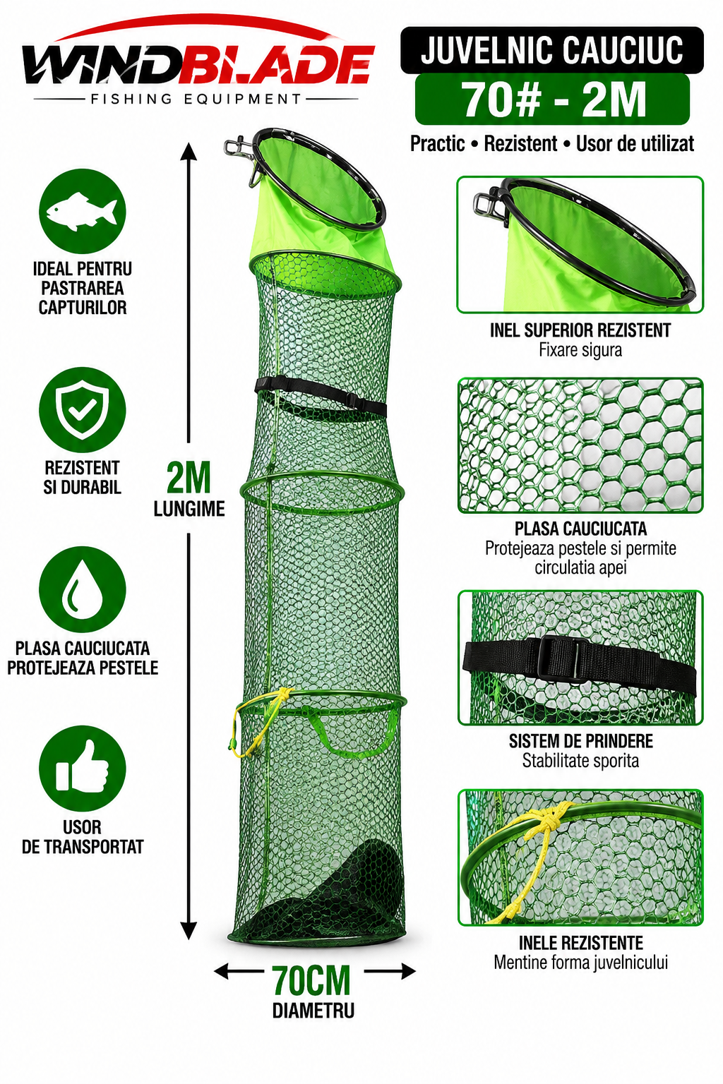 Juvelnic Cauciucat 70# – 2M