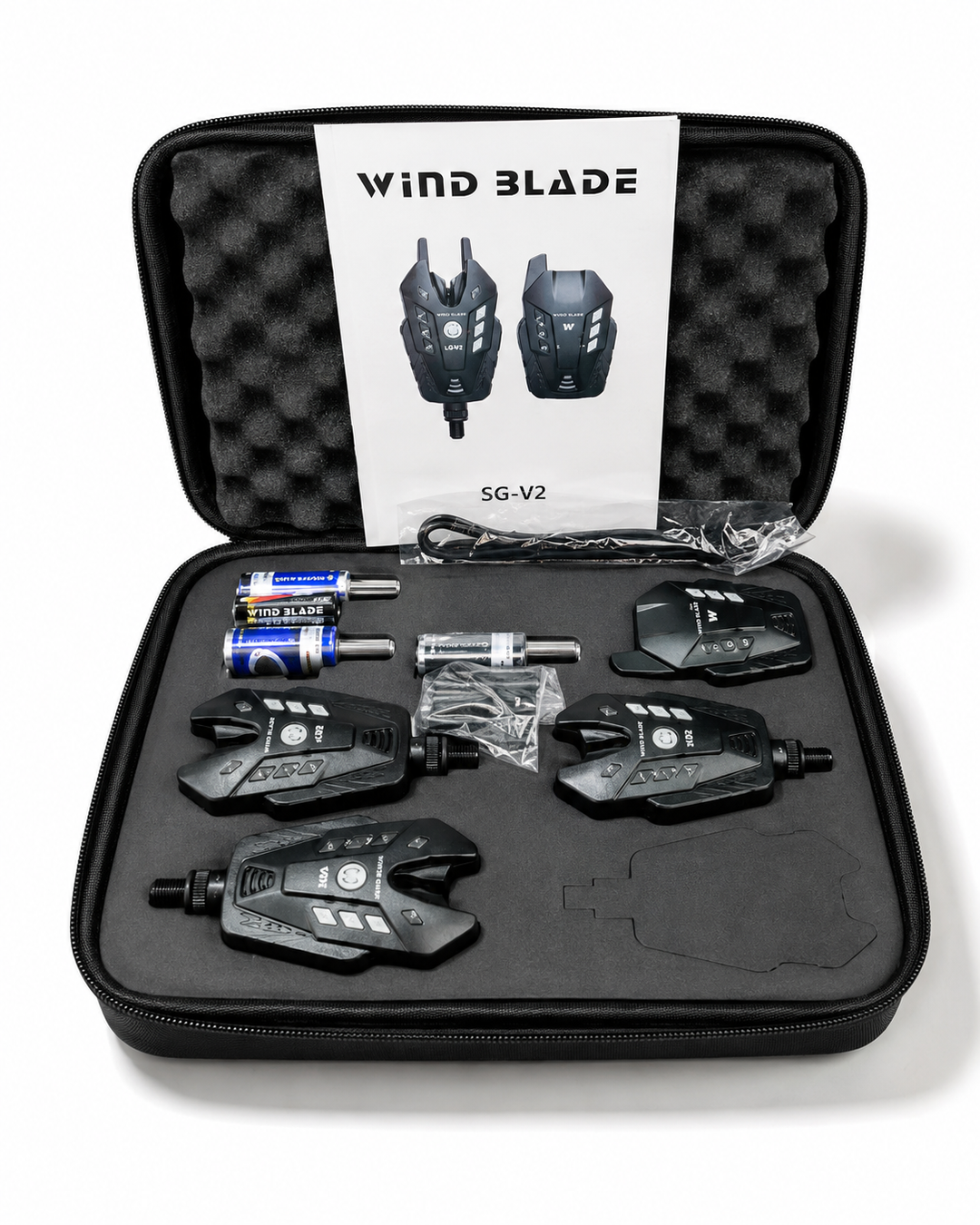 Set 3 Senzori Windblade cu Statie SG-V2 – Sistem wireless pentru pescuit la crap