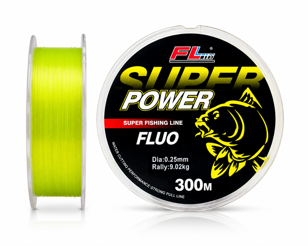 Fir Monofilament FL Super Power Fluo 0.25mm 300m 9.02kg