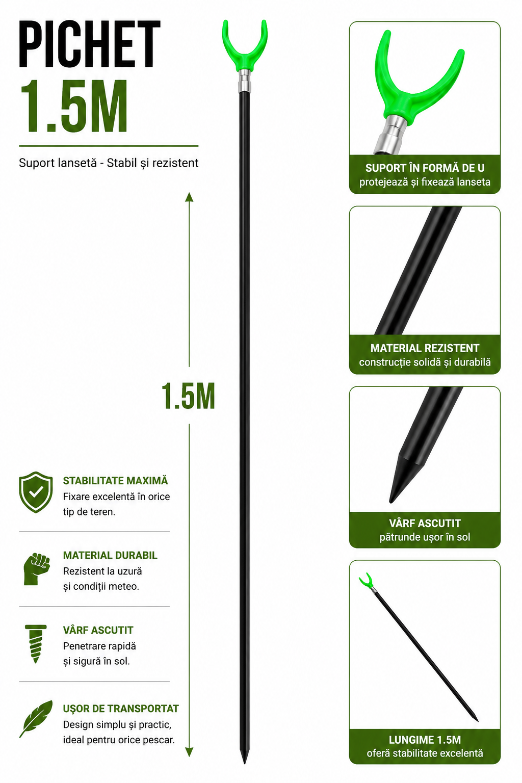 Pichet FL 1.5m pentru Lanseta
