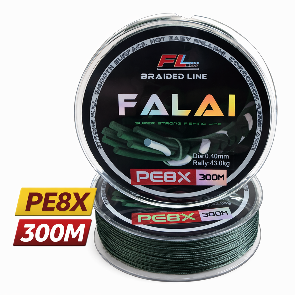 FIR TEXTIL FALAI FL PE8X 300M 0.25MM 25.5KG