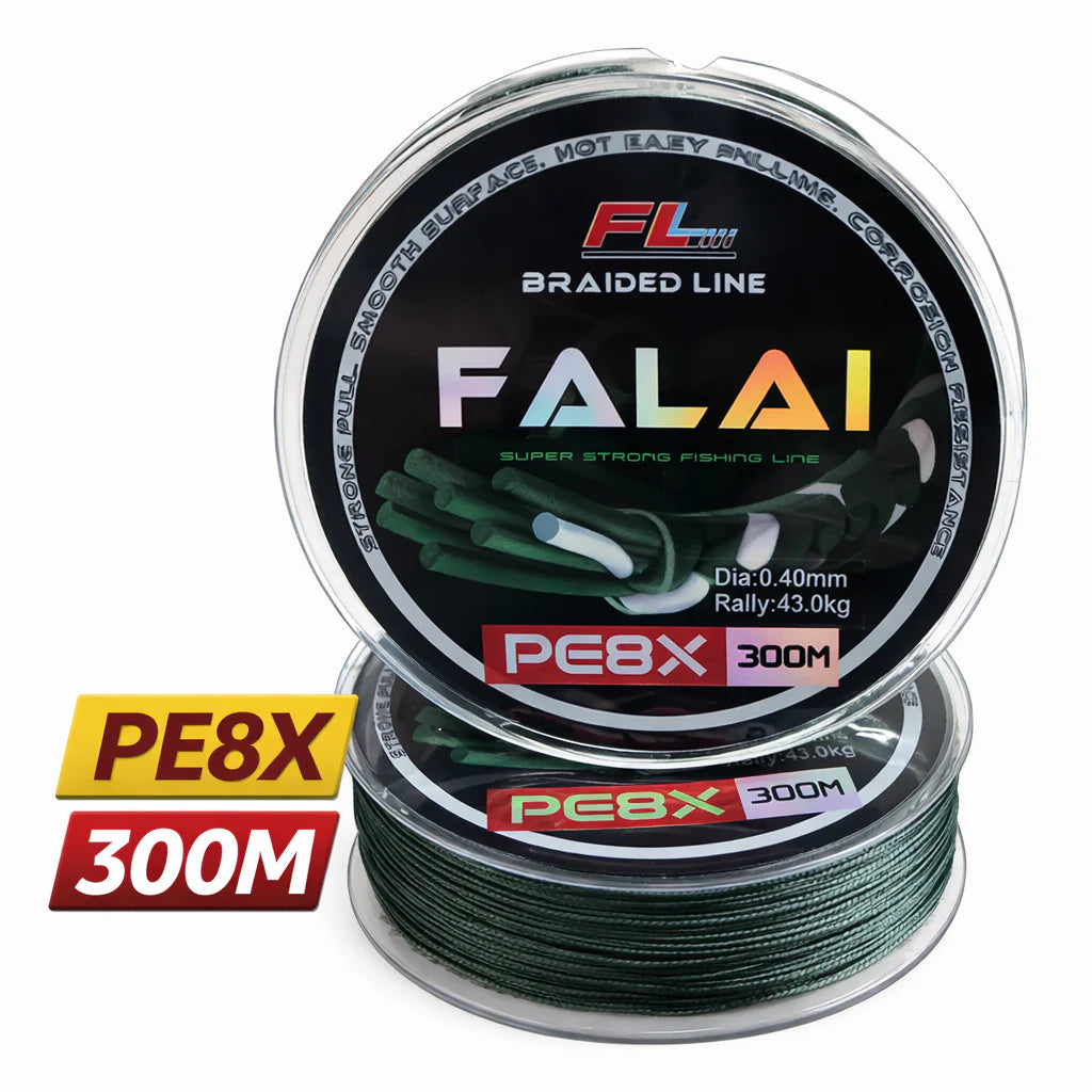 FIR TEXTIL FALAI FL PE8X 300M 0.35MM 41.5KG