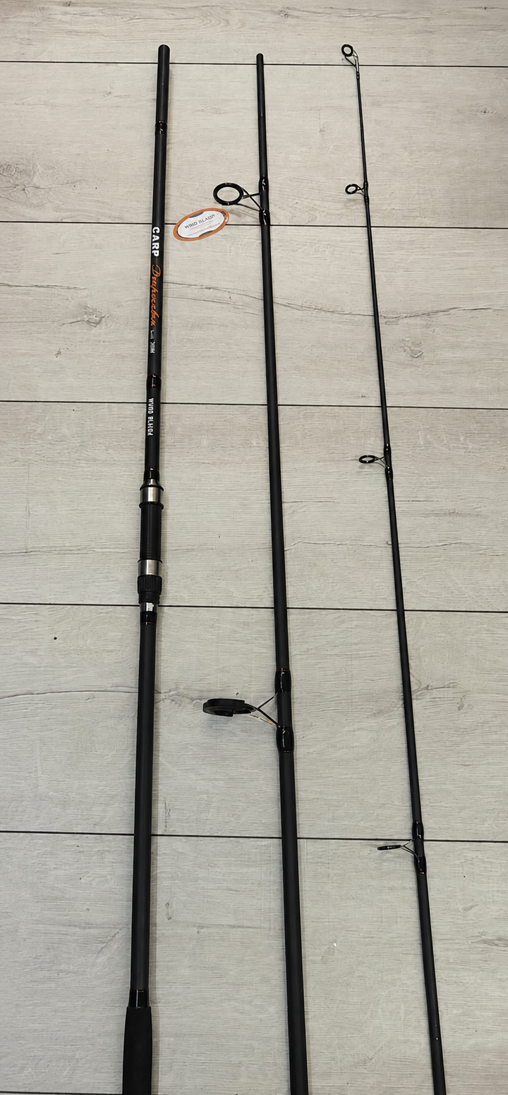 Lanseta Windblade CA-08 3.90m 3.75LBS Carbon 3 Tronsoane pentru Crap