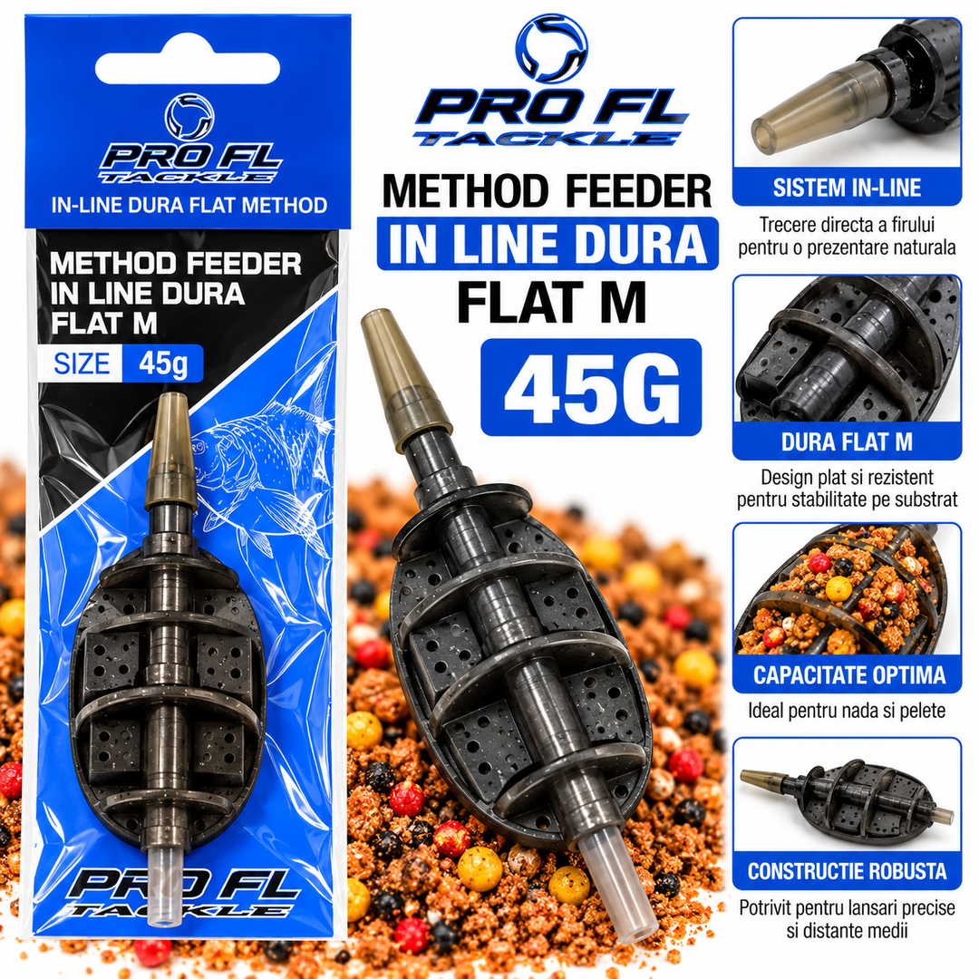 Momitor Method Feeder PRO FL In-Line Dura Flat M – 45g