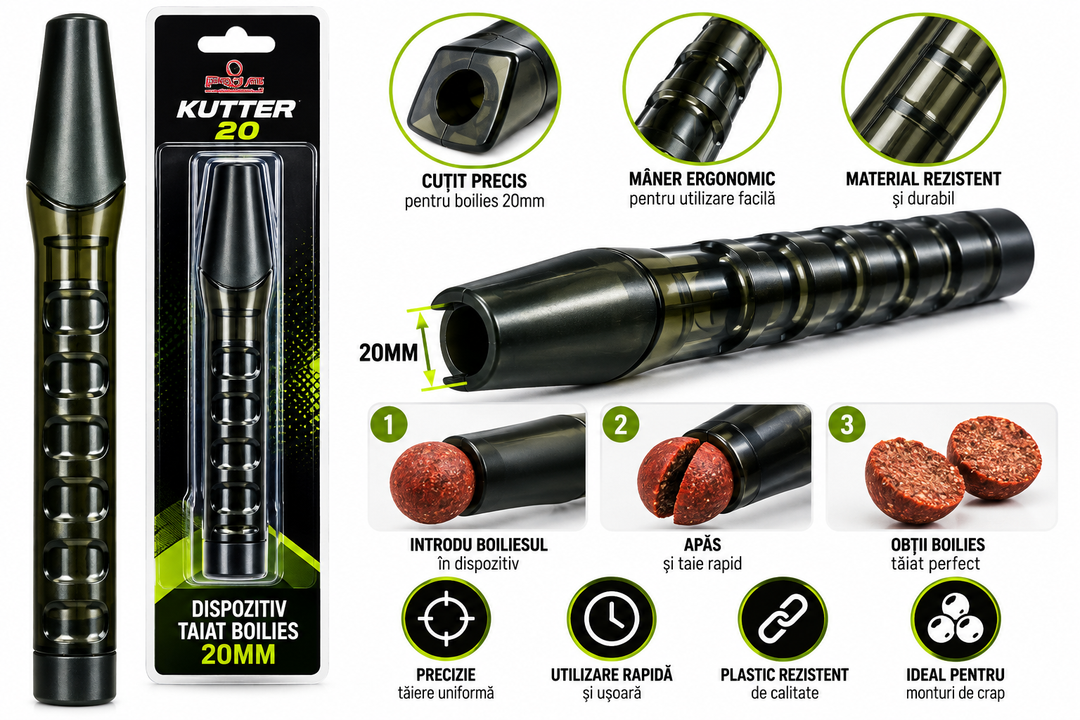 Dispozitiv Taiat Boilies PRO FL Kutter 20mm
