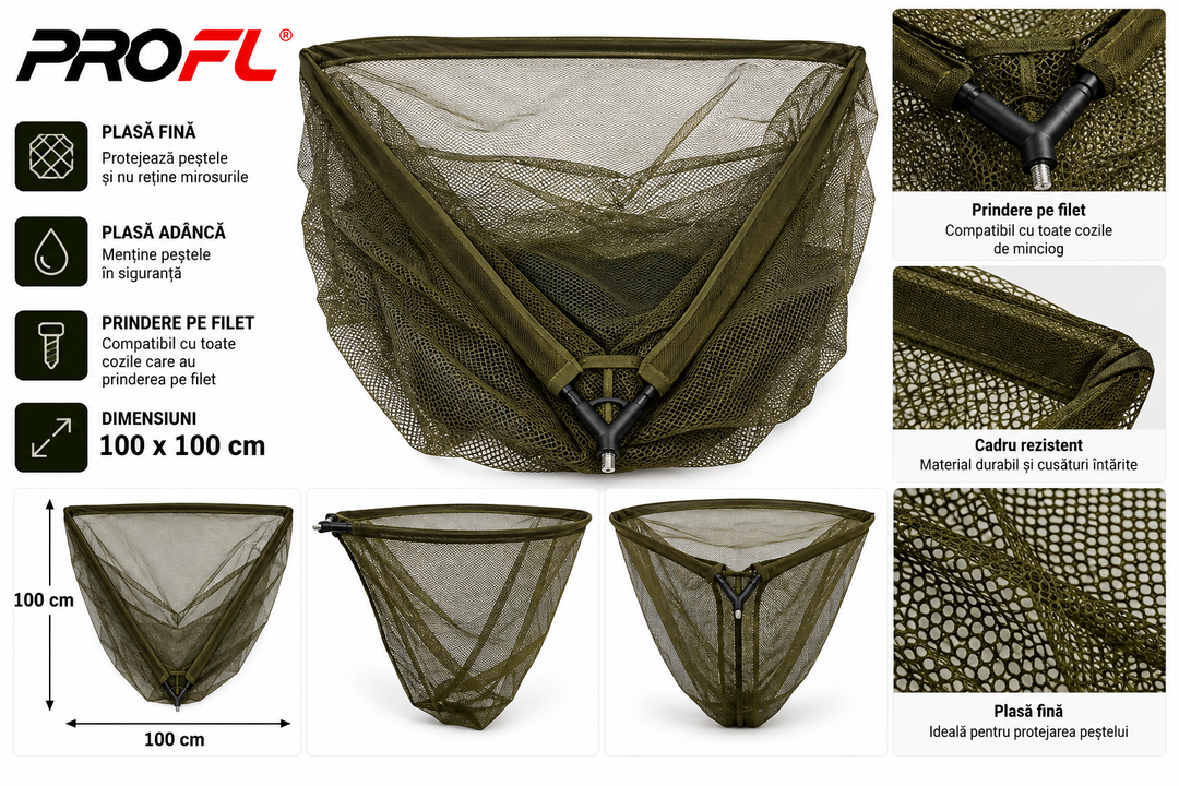 Cap Minciog PRO FL Carp 100x100 cm