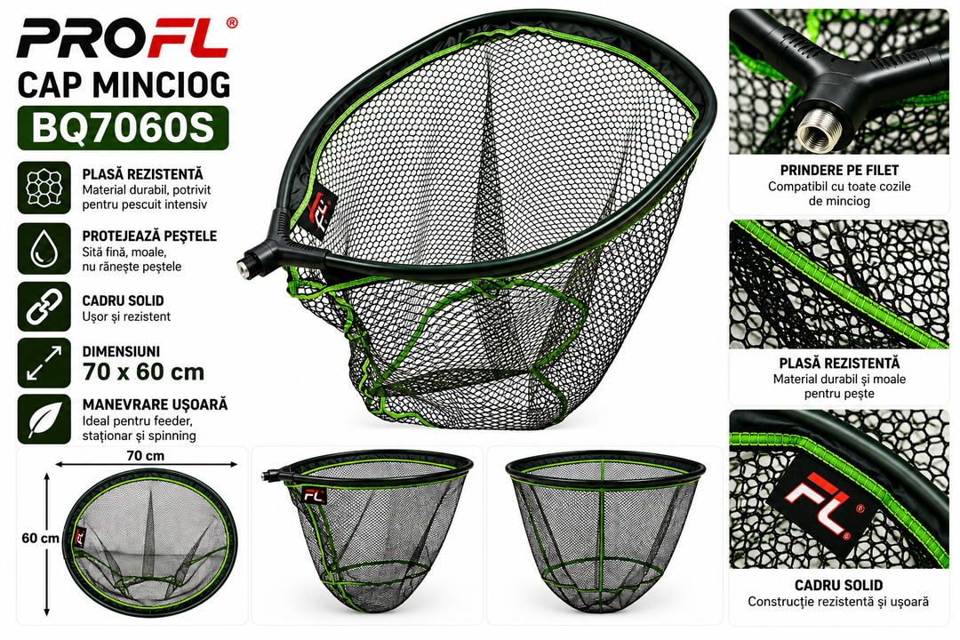 Cap Minciog PRO FL BQ7060S – 70x60 cm