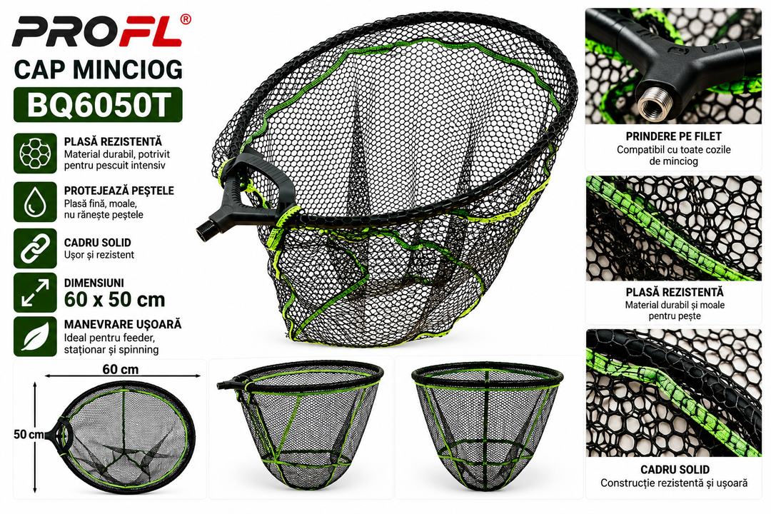 Cap Minciog PRO FL BQ6050T – 60x50 cm