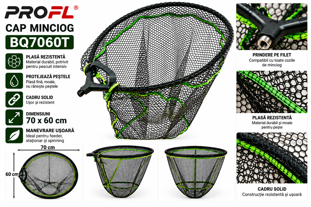 Cap Minciog PRO FL BQ7060T – 70x60 cm