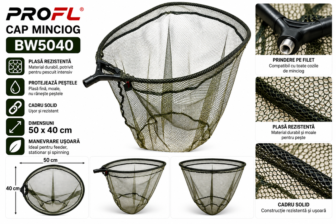 Cap Minciog PRO FL BW5040 – 50x40 cm