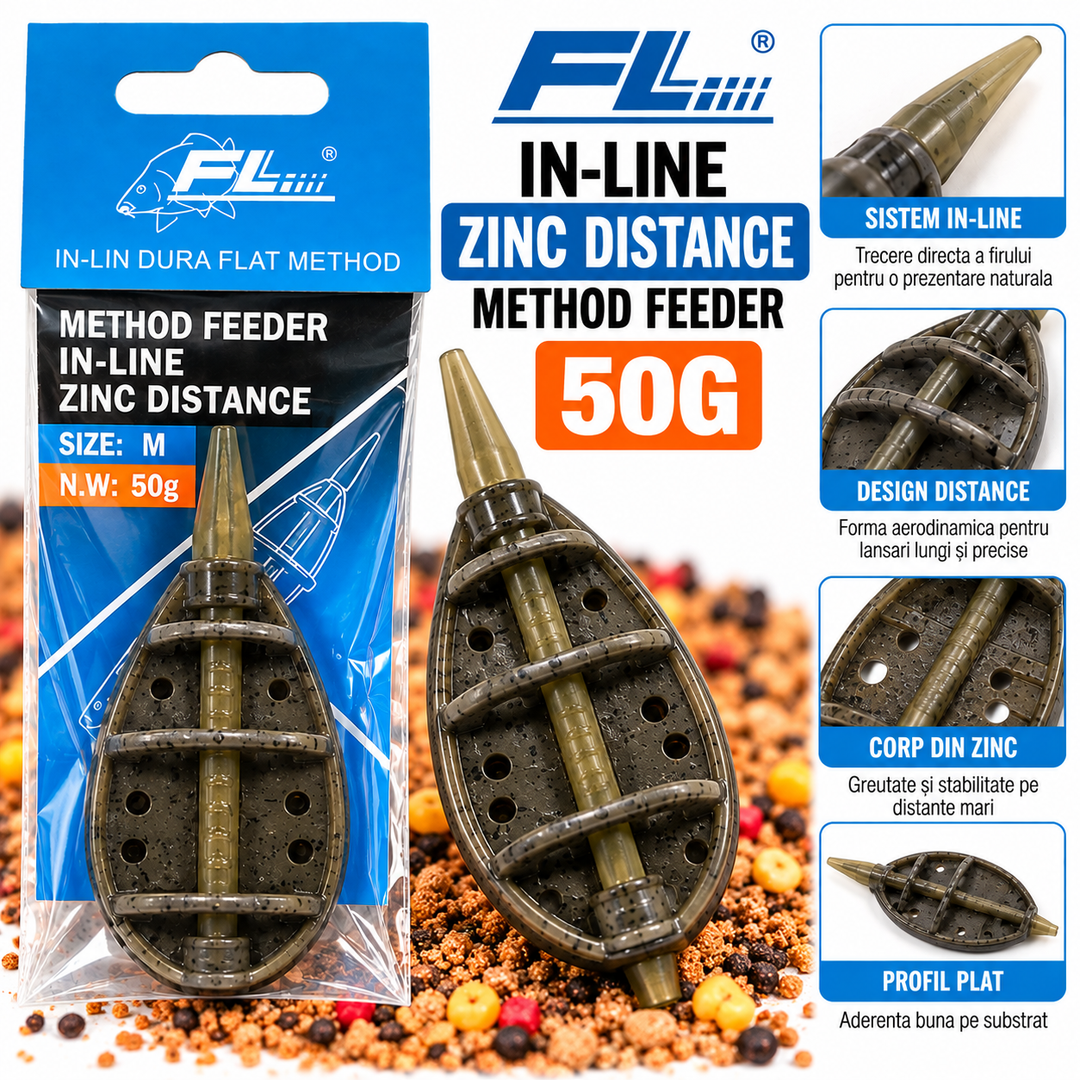 Method Feeder FL In-Line Zinc Distance – 50g