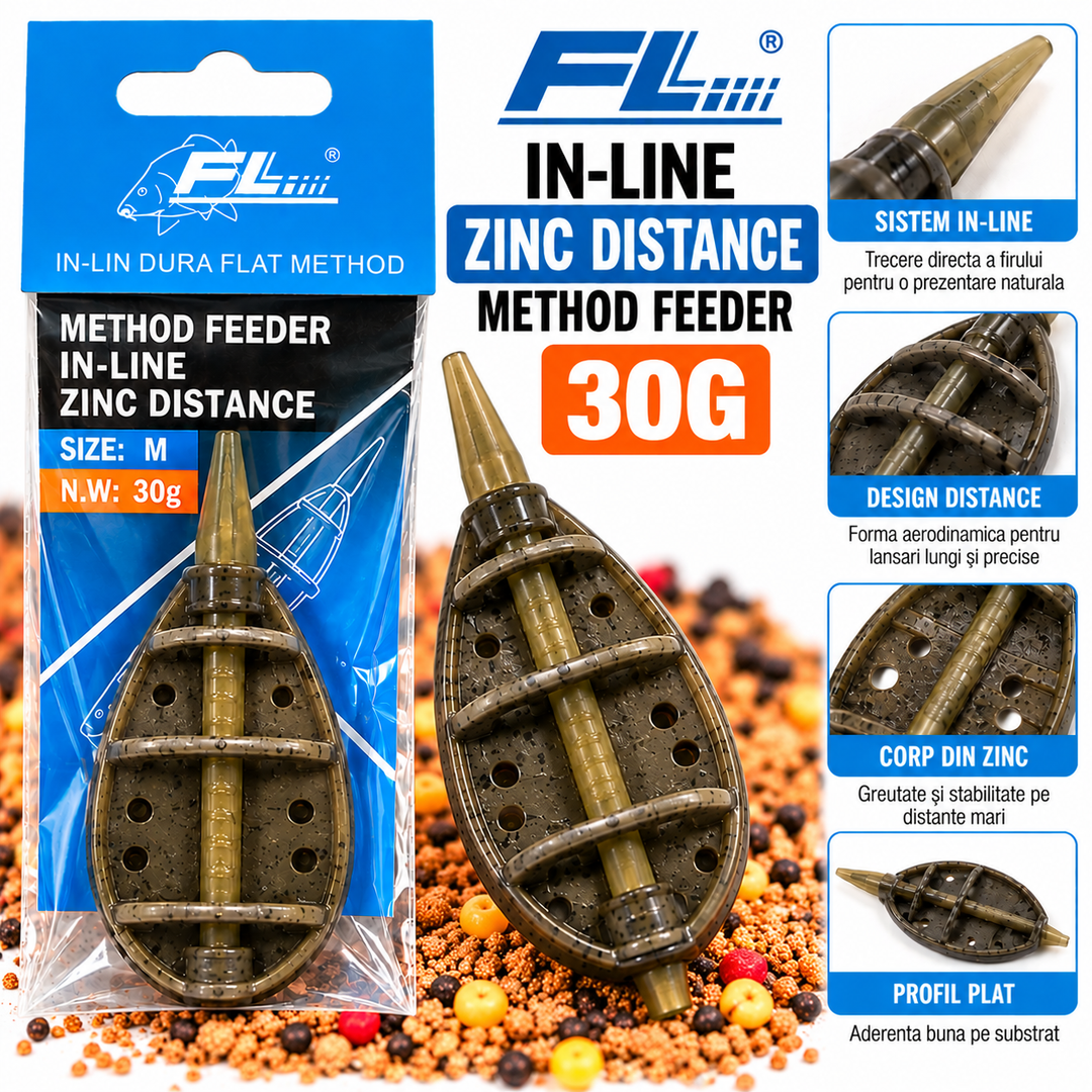 Method Feeder FL In-Line Zinc Distance – 30g