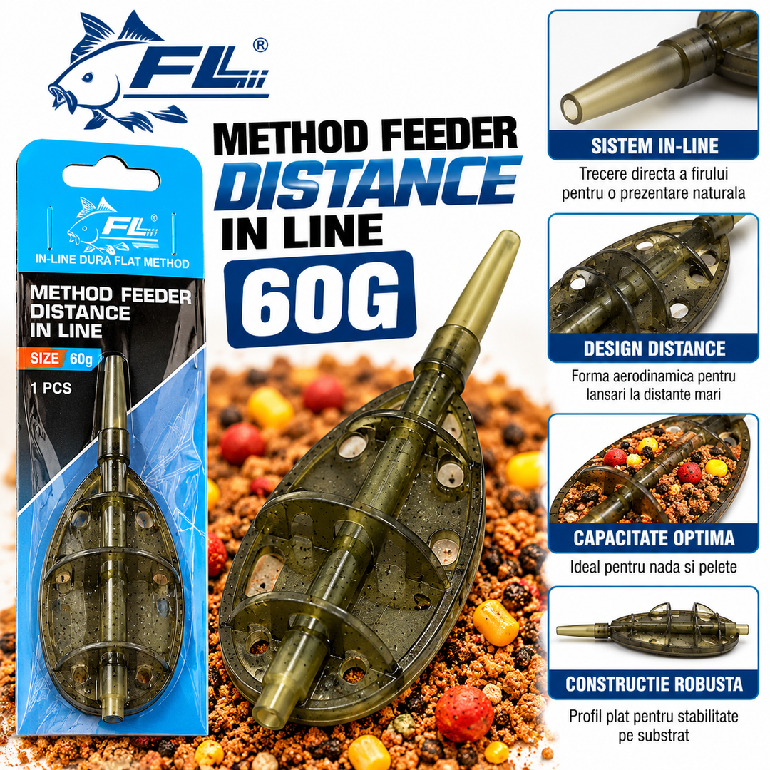 Momitor Method Feeder FL Distance In-Line – 60g