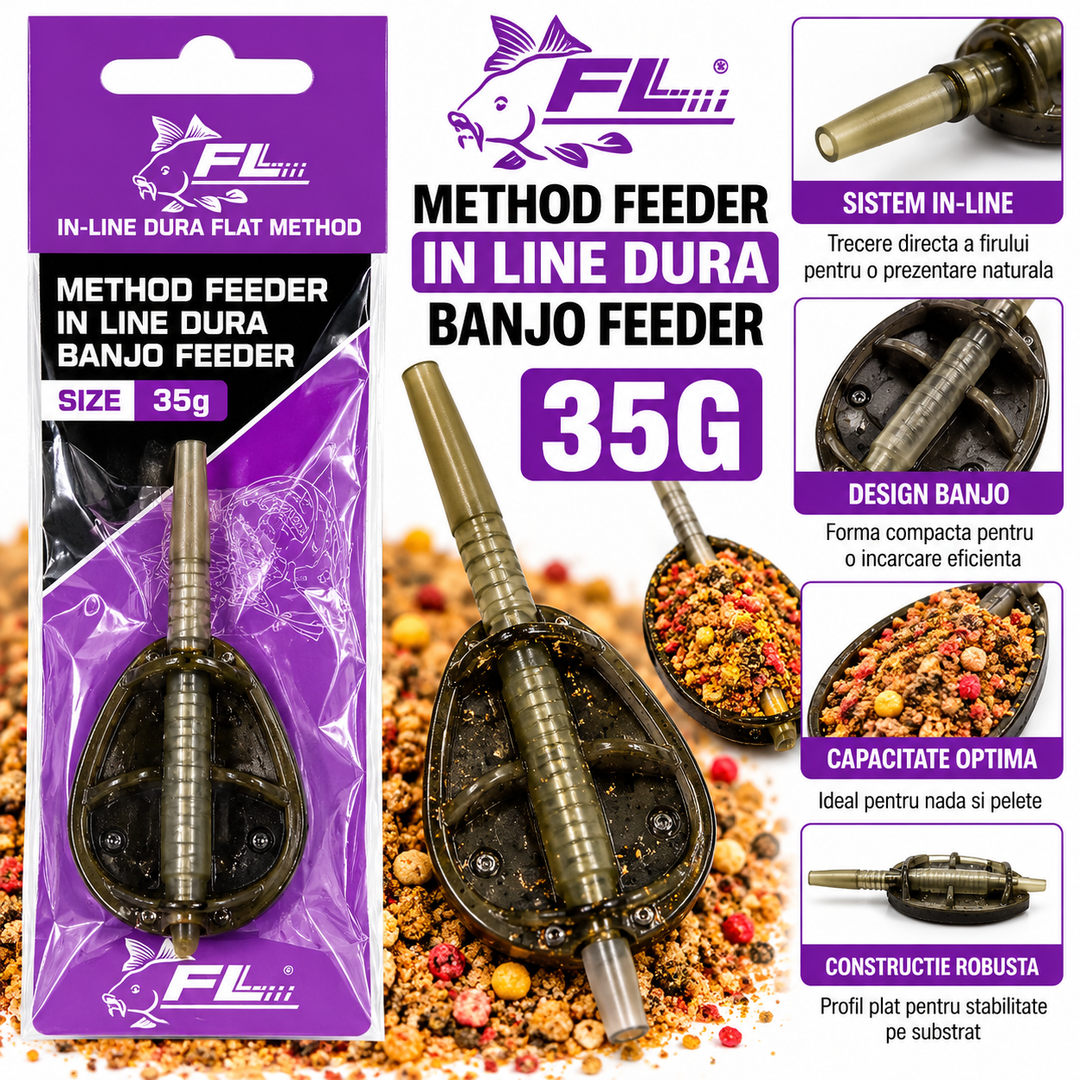 Momitor Method Feeder FL In-Line Banjo – 35g