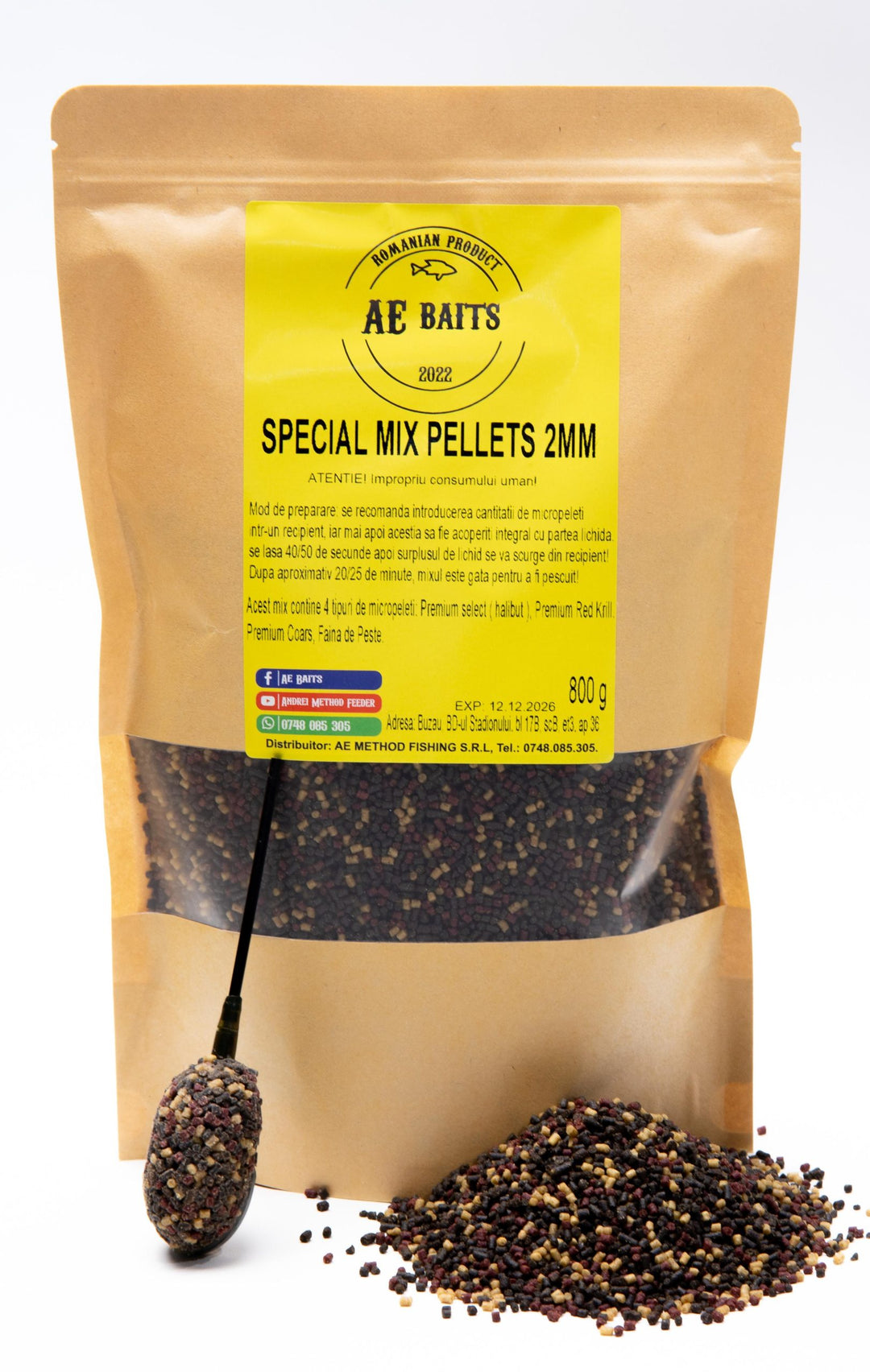 PELETE AE BAITS SPECIAL MIX PELLETS – 2 MM