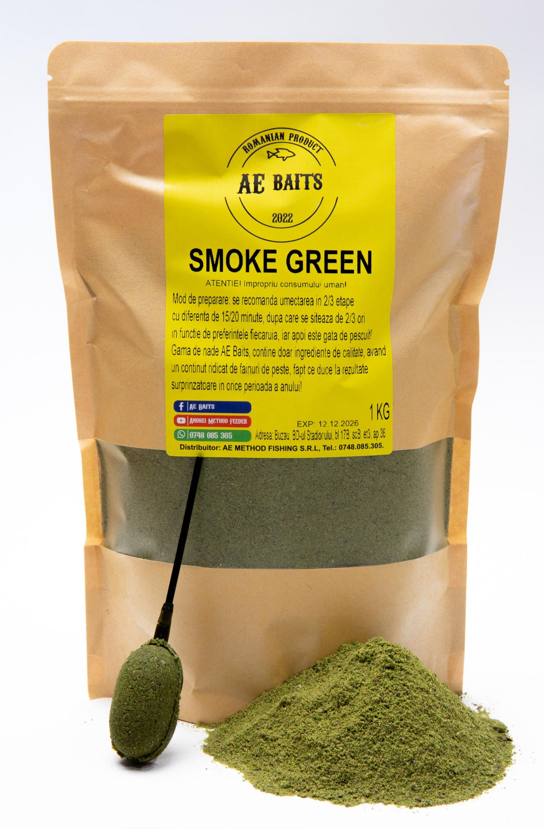 NADA AE BAITS SMOKE GREEN