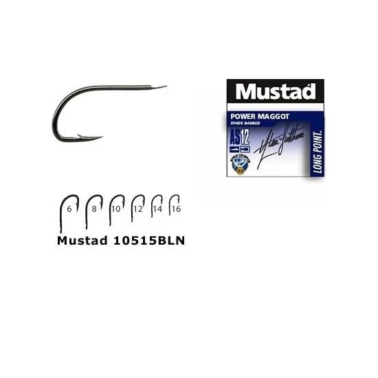 Carlig Mustad Forjat Bln Power Maggot, Nr.16 10buc/plic