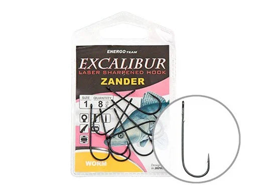 Carlige EnergoTeam Excalibur Zander Worm NR.1 8BUC/PLIC