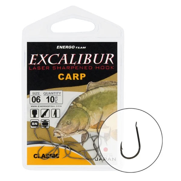Carlige Excalibur Carp Classic NS NR.4 10BUC/PLIC