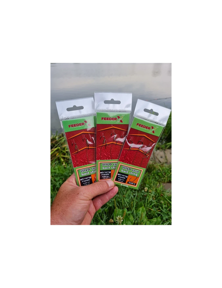 FeederX - Carlige legate FeederX Wild Carp Hook Bait Sting SIZE 6