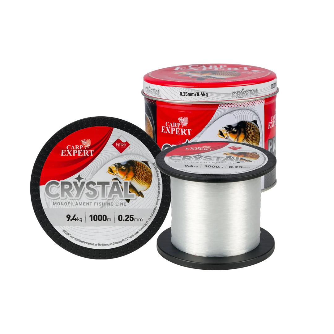 FIR CRAP CARP EXPERT CRYSTAL TRANSPARENT 300M 0.20MM 5.7KG